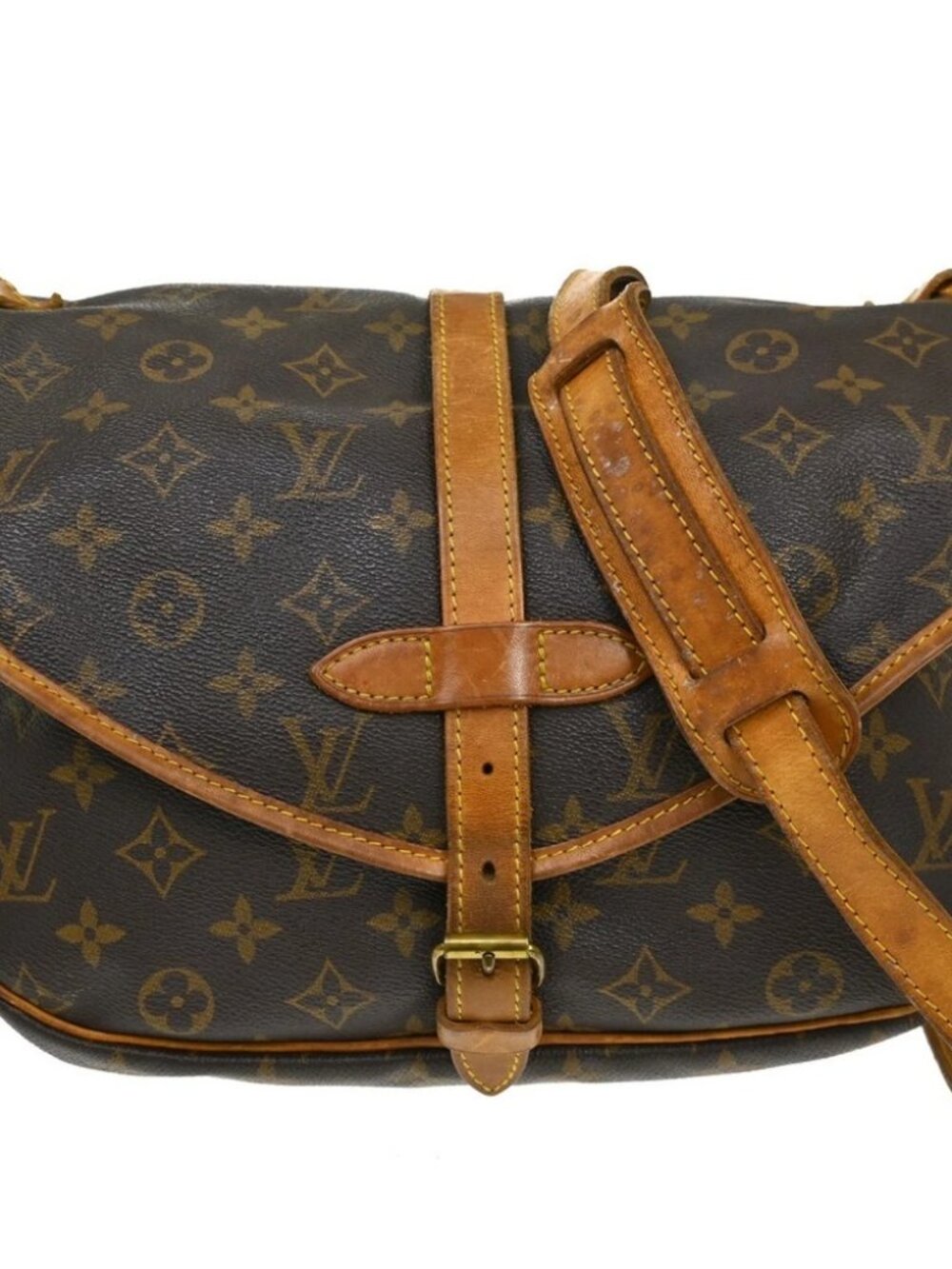LOUIS VUITTON MONOGRAM SAUMUR 30 MESSENGER BAG